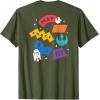 imageAmazon Essentials Star Wars May the Force be With You Colorful Shapes TShirtOlive Green