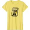 imageAmazon Essentials Star Wars Mens Darth Vader Book I Am Your Father TShirt White SmallLemon Yellow