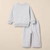 imageAmazon Essentials Unisex Babies French Terry Sweatshirt and Sweatpants Set Pack of 2Light Grey Heather
