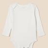 imageAmazon Essentials Unisex Babies LongSleeve Bodysuits Pack of 6White