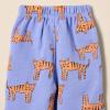 imageAmazon Essentials Unisex Toddlers and Babies French Terry Cotton Pants Pack of 2Grey HeatherPurple Tiger