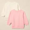 imageAmazon Essentials Unisex Toddlers and Babies French Terry Crewneck Sweatshirts Pack of 2BeigePeach Party Animals