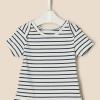 imageAmazon Essentials x Sofia Grainge Unisex Babies Short Sleeve Crewneck Bodysuit Pack of 3BunniesLight BlueStripe