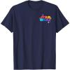 imageAmazon Essentials Star Wars May the Force be With You Colorful Shapes TShirtNavy Blue