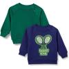 imageAmazon Essentials Unisex Toddlers and Babies French Terry Crewneck Sweatshirts Pack of 2Sports