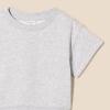 imageAmazon Essentials Boys and Toddlers Relaxed Fit Sweatshirt and Shorts Set Pack of 2Light Grey Heather