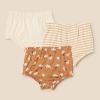 imageAmazon Essentials Toddlers and Baby Girls Cotton Bloomer Shorts Pack of 3Pale PeachStripeLion and Pony
