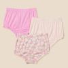 imageAmazon Essentials Toddlers and Baby Girls Cotton Bloomer Shorts Pack of 3PinkApples