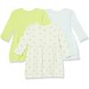 imageAmazon Essentials Toddlers and Baby Girls Cotton LongSleeve Dress Pack of 3CreamLemon Yellow DotsLight BlueHippo