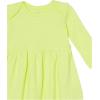 imageAmazon Essentials Toddlers and Baby Girls Cotton LongSleeve Dress Pack of 3CreamLemon Yellow DotsLight BlueHippo