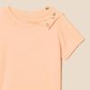 imageAmazon Essentials Unisex Toddlers and Babies Short Sleeve TShirts Pack of 3Pastel PeachCheetahStripe