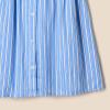 imageAmazon Essentials x Sofia Grainge Toddlers and Baby Girls Cotton Sateen Dress with CollarBlue White Stripe