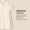 imageAmazon Essentials x Sofia Grainge Toddlers and Baby Girls Cotton Sateen Dress with CollarIvory