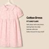 imageAmazon Essentials x Sofia Grainge Toddlers and Baby Girls Cotton Sateen Dress with CollarPink Ivory Delicate Floral