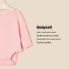 imageAmazon Essentials x Sofia Grainge Unisex Babies Long Sleeve Crew Neck Bodysuit Pack of 3Delicate FloralIvoryPink