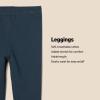 imageAmazon Essentials x Sofia Grainge Unisex Toddlers and Babies Legging Pack of 3Dark NavyIvoryLight Blue