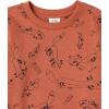 imageAmazon Essentials Boys and Toddlers LongSleeve Outfit Set Pack of 4BlackGreyRust Skate Fox