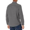 imageAmazon Essentials Mens Flannel Shirts LongSleeve SlimFit TwoPocket PlaidCharcoal Heather