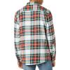 imageAmazon Essentials Mens Flannel Shirts LongSleeve SlimFit TwoPocket PlaidRed White Tartan Plaid