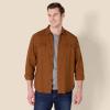 imageAmazon Essentials Mens Flannel Shirts LongSleeve SlimFit TwoPocket PlaidToffee Brown