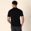 imageAmazon Essentials Mens RegularFit ShortSleeve Knit Polo SweaterBlack