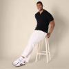 imageAmazon Essentials Mens RegularFit ShortSleeve Knit Polo SweaterBlack