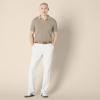 imageAmazon Essentials Mens RegularFit ShortSleeve Knit Polo SweaterMushroom Brown