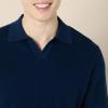 imageAmazon Essentials Mens RegularFit ShortSleeve Knit Polo SweaterNavy