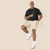 imageAmazon Essentials Mens RelaxedFit Heavyweight Cotton TShirtBlack
