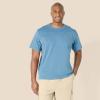 imageAmazon Essentials Mens RelaxedFit Heavyweight Cotton TShirtDusty Blue