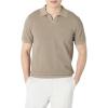 imageAmazon Essentials Mens RegularFit ShortSleeve Knit Polo SweaterMushroom Brown