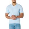 imageAmazon Essentials Mens RegularFit ShortSleeve Knit Polo SweaterSky Blue