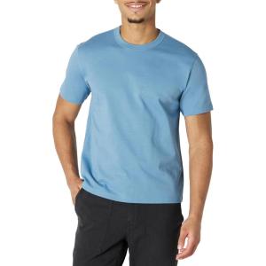 imageAmazon Essentials Mens RelaxedFit Heavyweight Cotton TShirtDusty Blue