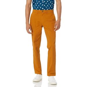 imageAmazon Essentials Mens SlimFit Casual Stretch Chino PantDark Camel