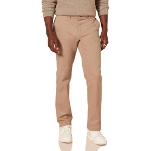 imageAmazon Essentials Mens SlimFit Casual Stretch Chino PantMushroom Brown