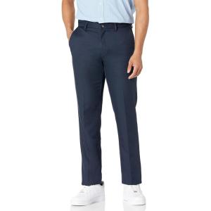 imageAmazon Essentials Mens SlimFit FlatFront Dress PantNavy