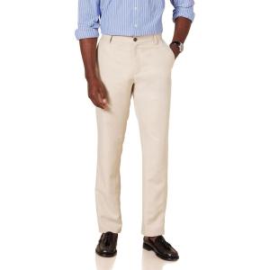 imageAmazon Essentials Mens SlimFit FlatFront Dress PantStone
