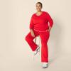 imageAmazon Essentials Straight Leg Sweatpants for Women Fleece  Available in Plus SizeRed