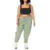 imageAmazon Essentials Womens Active Sweat Relaxed Fit Jogger Pants Available in Plus SizeSage Green