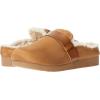 imageAmazon Essentials Womens Backless Shearling Memory Foam MuleTan Suede