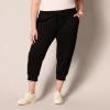 imageAmazon Essentials Womens Fleece Capri Jogger Sweatpant Available in Plus SizeBlack