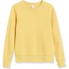 imageAmazon Essentials Womens Fleece Crewneck Sweatshirt Available in Plus SizeLight Mustard Yellow