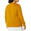 imageAmazon Essentials Womens Fleece Crewneck Sweatshirt Available in Plus SizeMustard Yellow