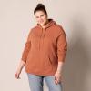 imageAmazon Essentials Womens Fleece Hooded Tunic SweatshirtCaramel