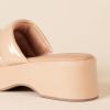 imageAmazon Essentials Womens Platform Slide On SandalBlush Patent