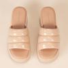 imageAmazon Essentials Womens Platform Slide On SandalBlush Patent