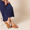 imageAmazon Essentials Womens Platform Slide On SandalTan Microsuede