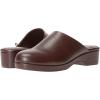 imageAmazon Essentials Womens Slip On ClogChestnut Brown Faux Leather