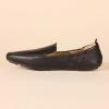 imageAmazon Essentials Womens Square Toe Soft Slip on LoaferBlack Faux Leather