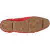 imageAmazon Essentials Womens Square Toe Soft Slip on LoaferRed Microsuede